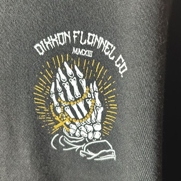 Dixxon flannel co mens 3x fleece pullover prayer rosary crewneck sweatshirt - Picture 3 of 6